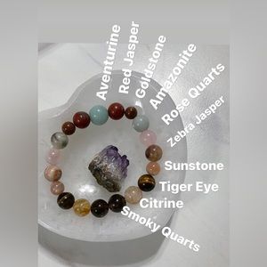Mixed Crystal Stone Bracelet
